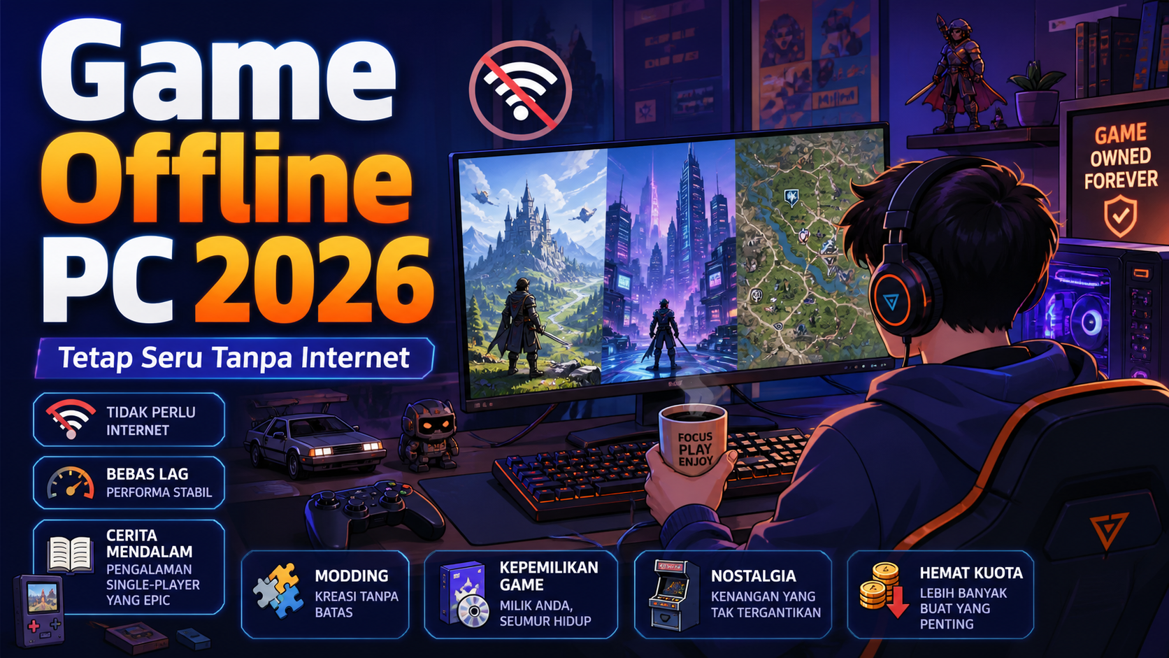 Kenapa Game Offline PC Masih Menarik di 2026? - game