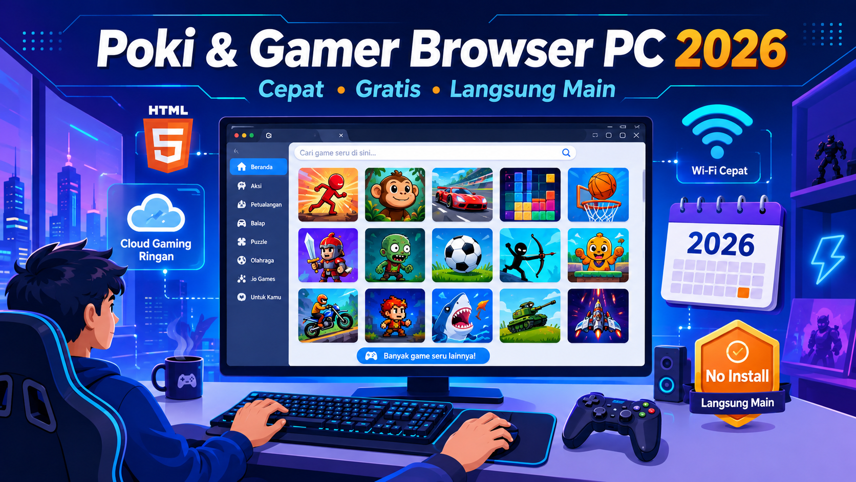 Kenapa Poki Masih Relevan untuk Gamer Browser PC pada 2026? - poki