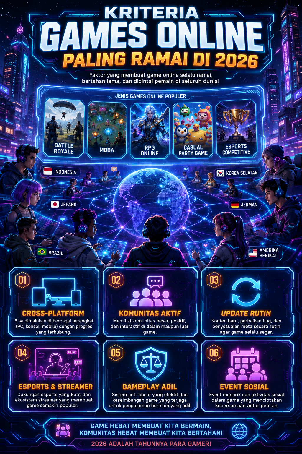 Kriteria Games Online Paling Ramai di 2026 - games