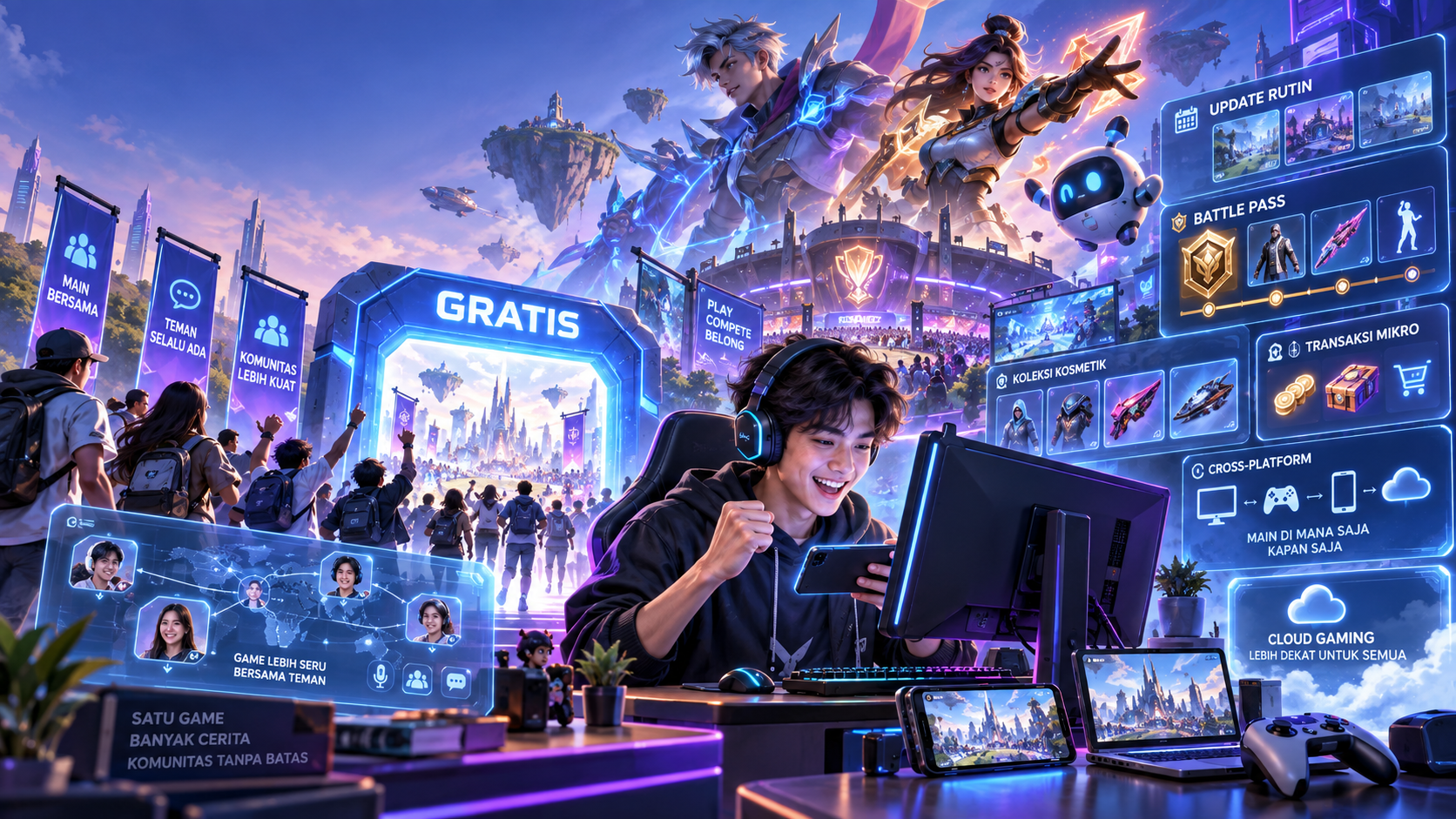 Mengapa Game Free-to-Play Masih Menarik pada 2026? - steam