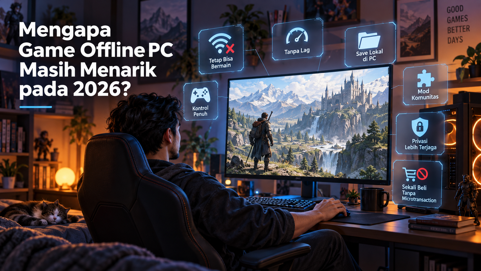 Mengapa Game Offline PC Masih Menarik pada 2026? - game