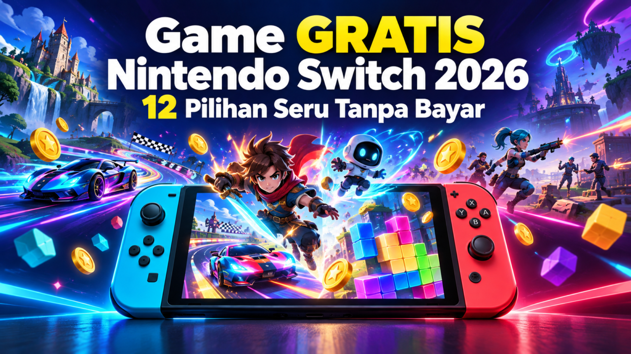 Game Gratis Nintendo Switch 2026: 12 Pilihan Seru Tanpa Bayar