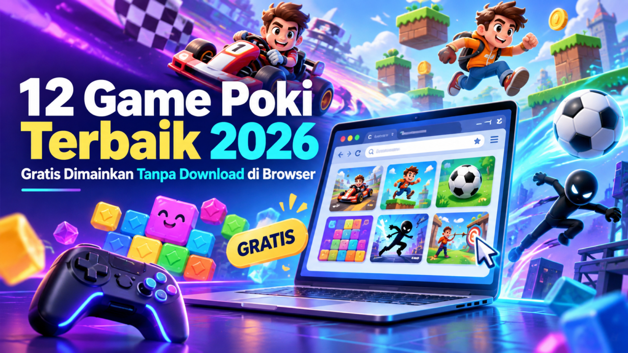 12 Game Poki Terbaik 2026, Gratis Dimainkan Tanpa Download di Browser
