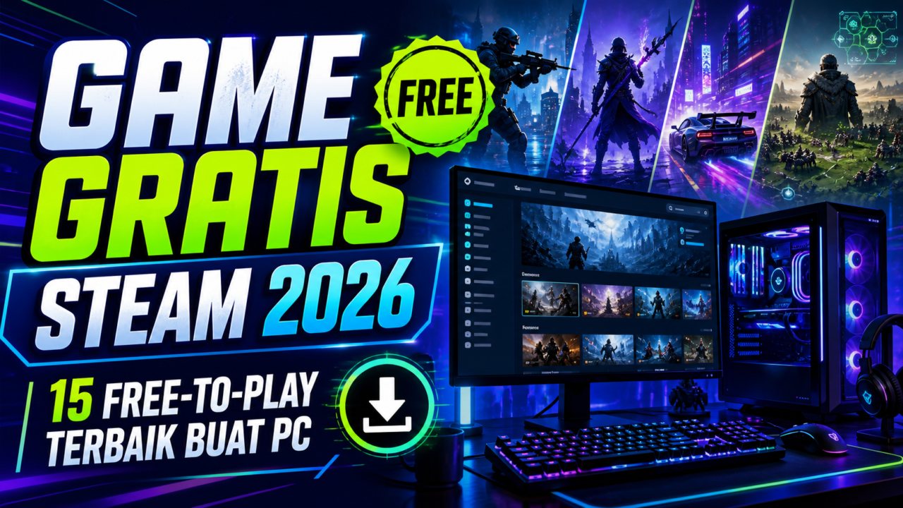 Game Gratis Steam 2026: 15 Free-to-Play Terbaik Buat PC