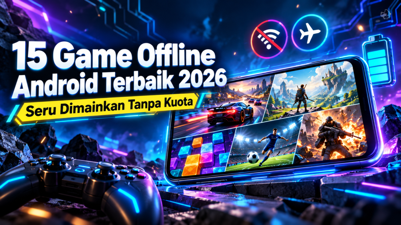 15 Game Offline Android Terbaik 2026, Seru Dimainkan Tanpa Kuota
