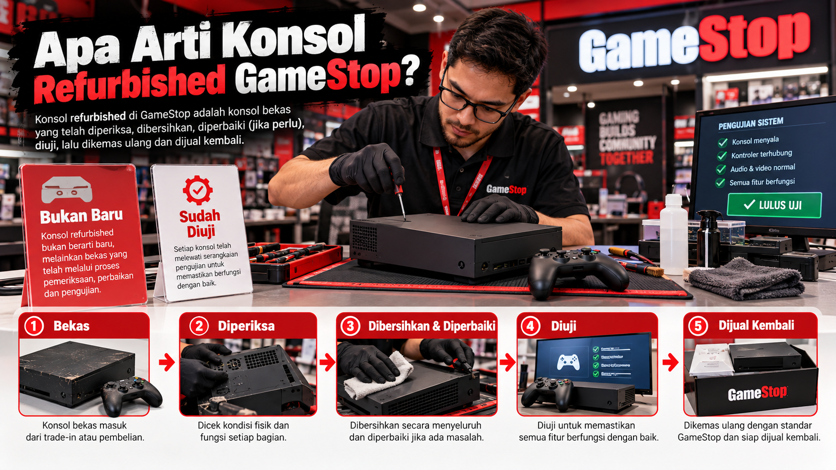 Apa Arti Konsol Refurbished GameStop? - gamestop