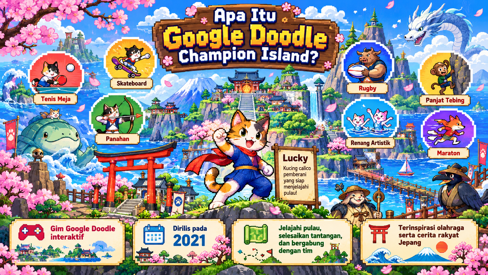 Apa Itu Google Doodle Champion Island? - google