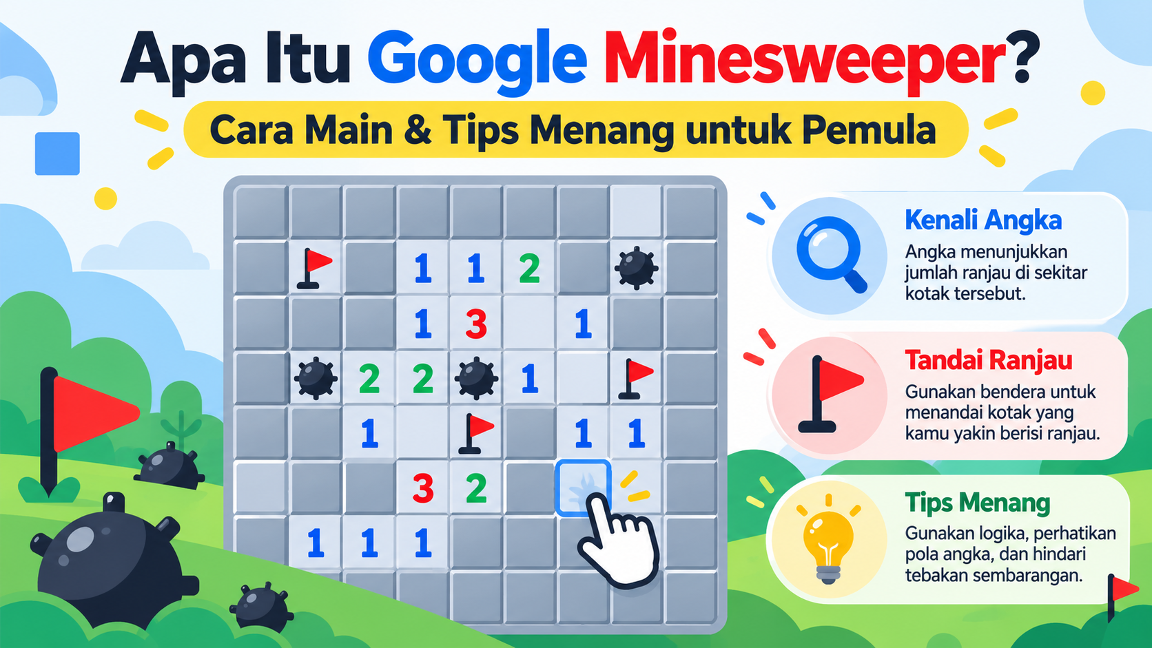 Apa Itu Google Minesweeper? - minesweeper
