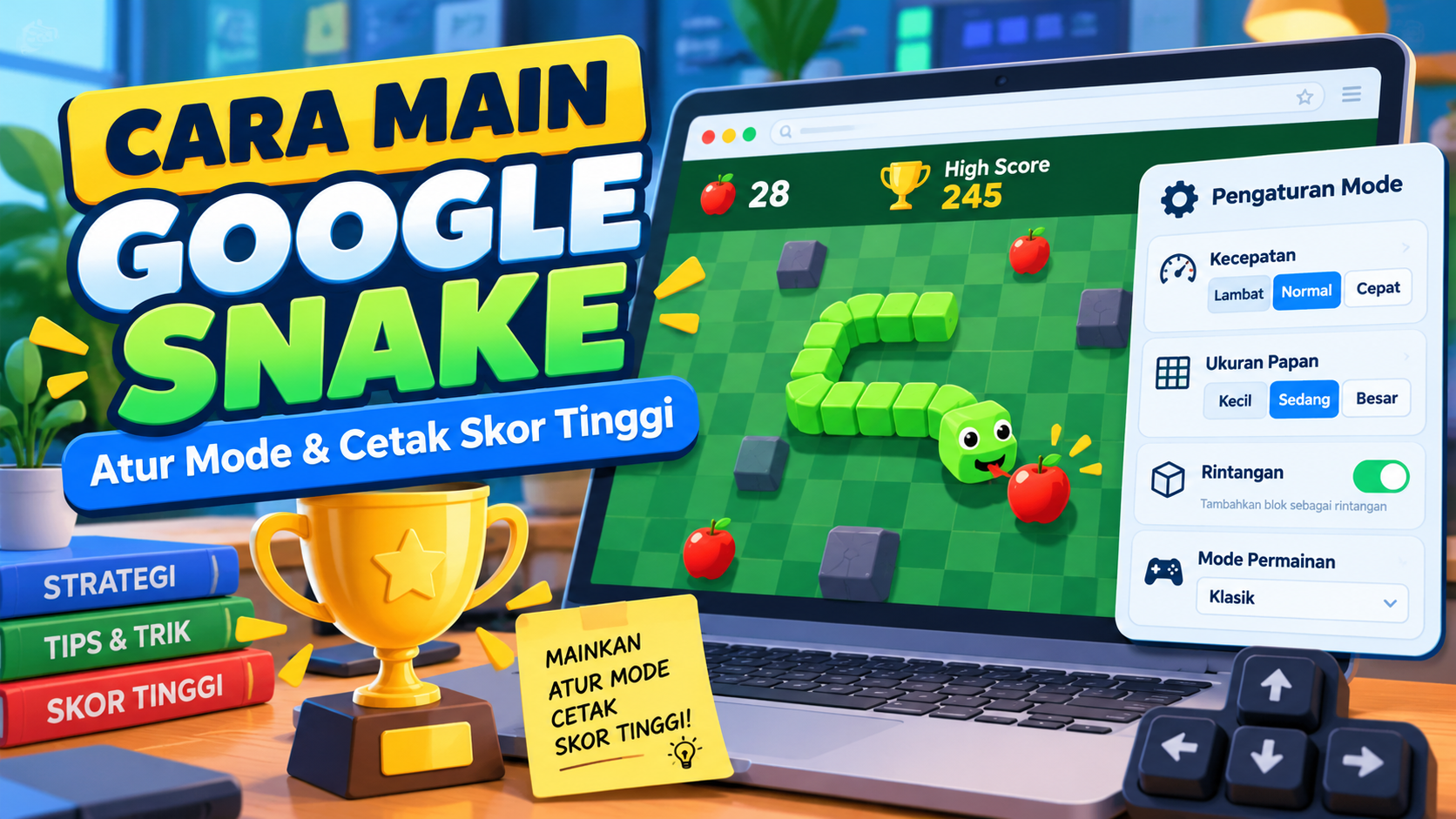 Apa Itu Google Snake? - snake