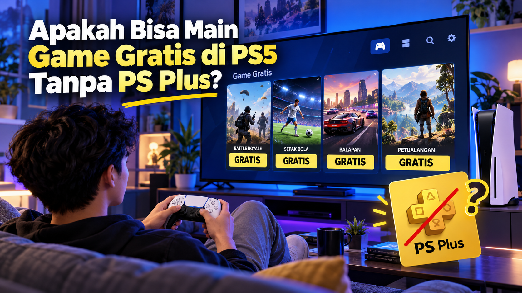 Apakah Bisa Main Game Gratis di PS5 Tanpa PS Plus? - ps5