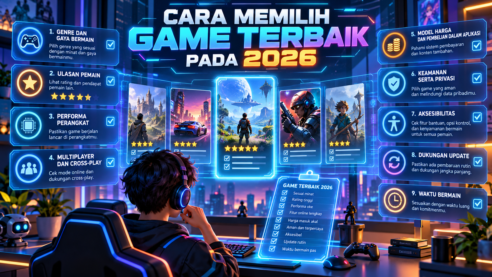 Cara Memilih Game Terbaik pada 2026 - game
