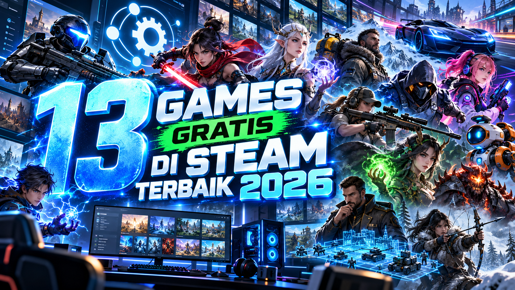 Daftar 13 Games Gratis di Steam Terbaik 2026 - steam