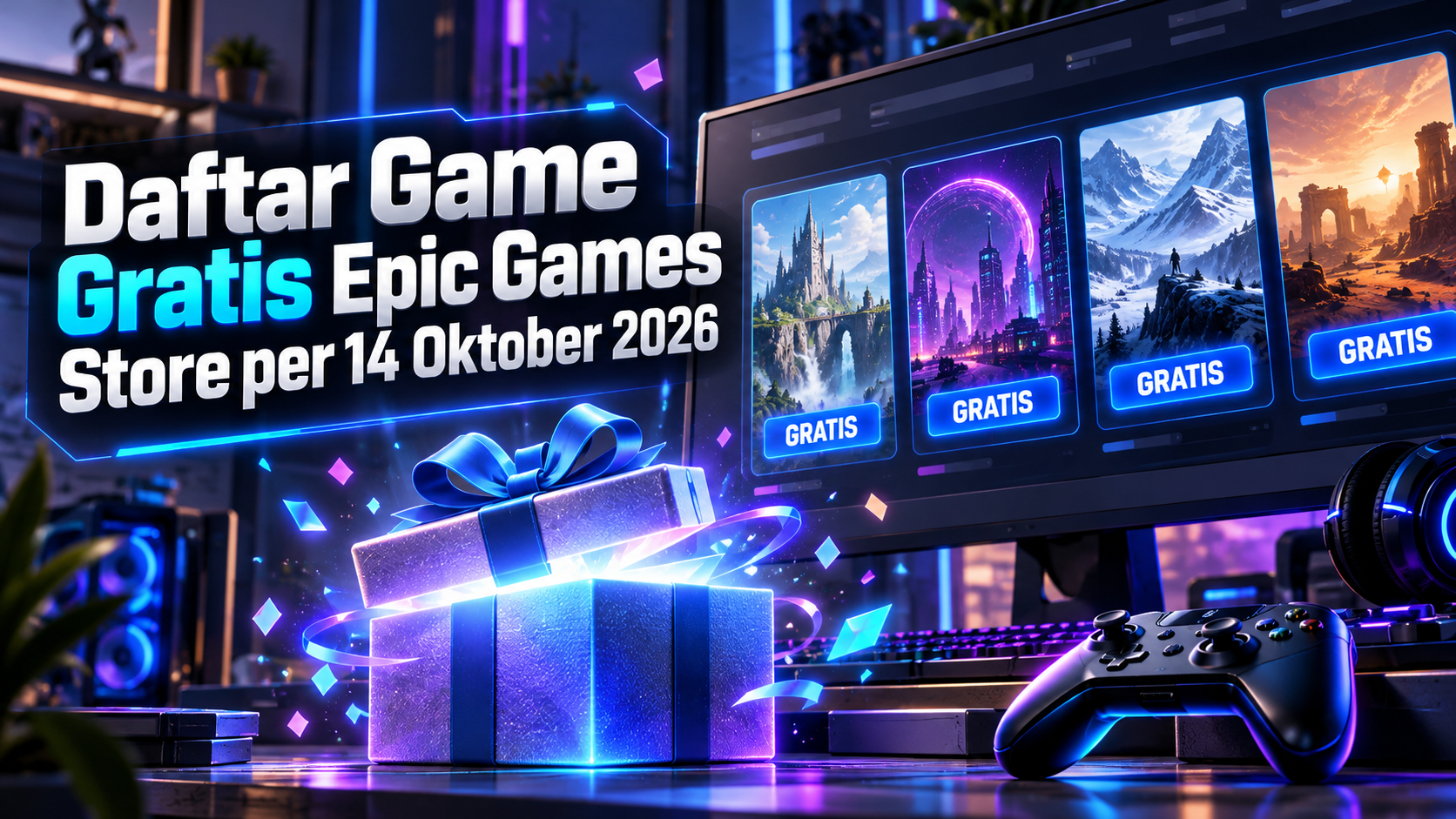Daftar Game Gratis Epic Games Store per 14 Oktober 2026 - epic