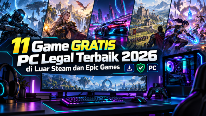 11 Game Gratis PC Legal Terbaik 2026 di Luar Steam dan Epic Games