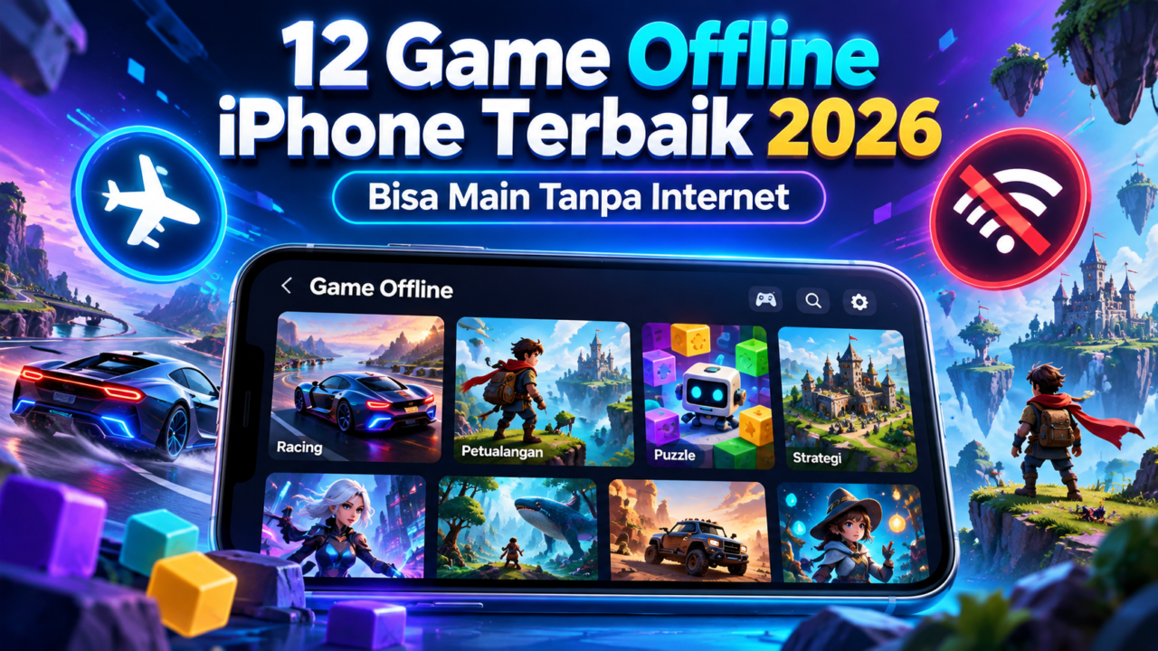 12 Game Offline iPhone Terbaik 2026, Bisa Main Tanpa Internet