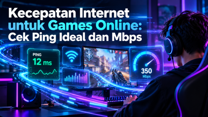 Kecepatan Internet untuk Games Online: Cek Ping Ideal dan Mbps