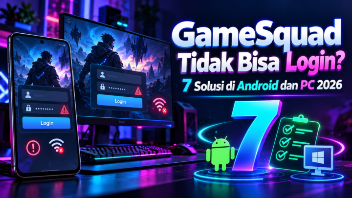 GameSquad Tidak Bisa Login? 7 Solusi di Android dan PC 2026