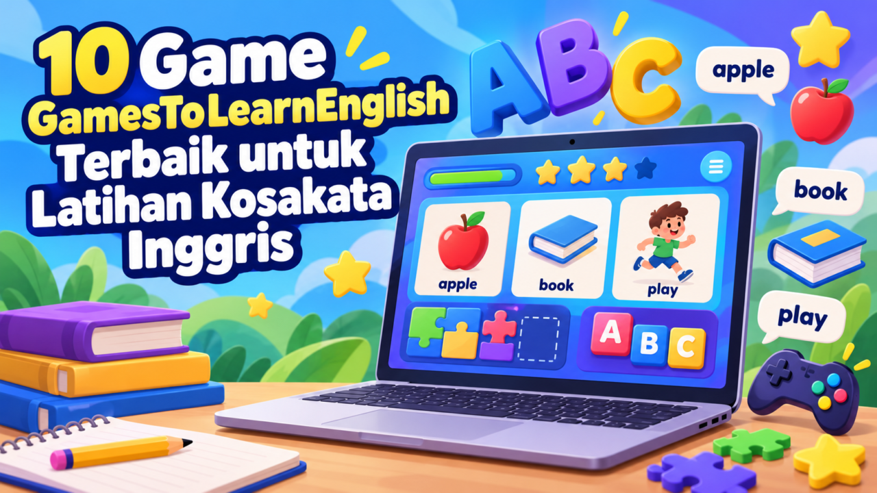 10 Game GamesToLearnEnglish Terbaik untuk Latihan Kosakata Inggris