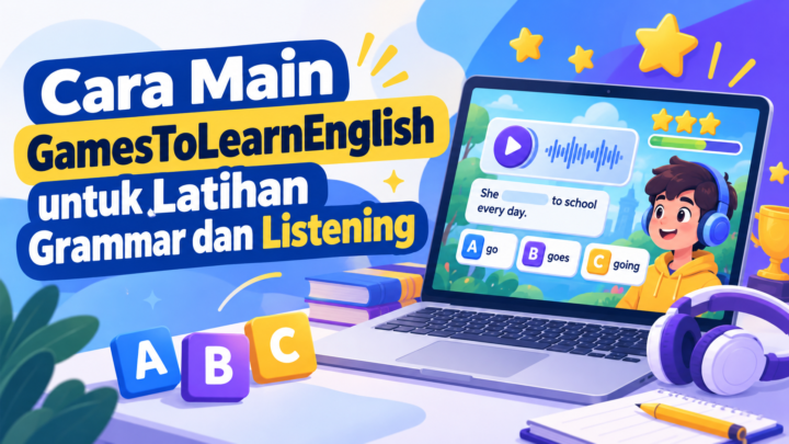Cara Main GamesToLearnEnglish untuk Latihan Grammar dan Listening