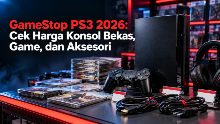 GameStop PS3 2026: Cek Harga Konsol Bekas, Game, dan Aksesori