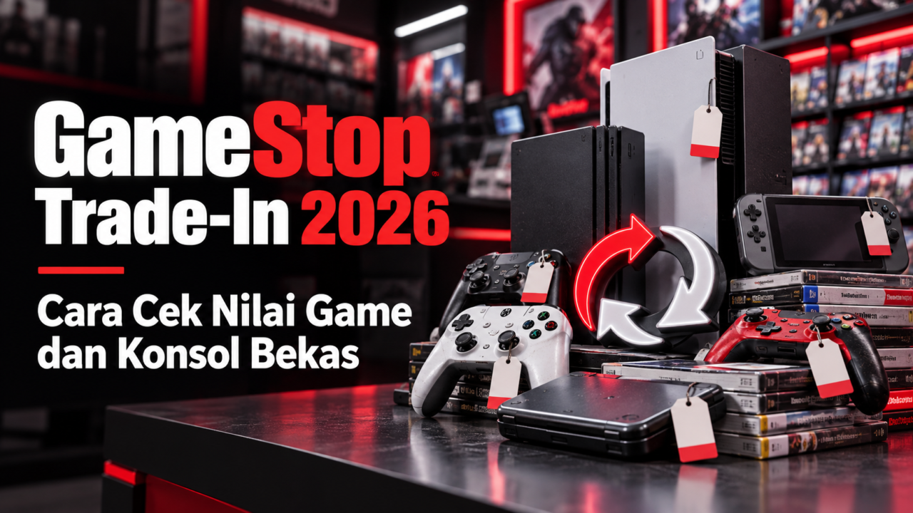 GameStop Trade-In 2026: Cara Cek Nilai Game dan Konsol Bekas