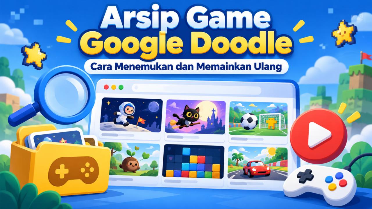 Arsip Game Google Doodle: Cara Menemukan dan Memainkan Ulang