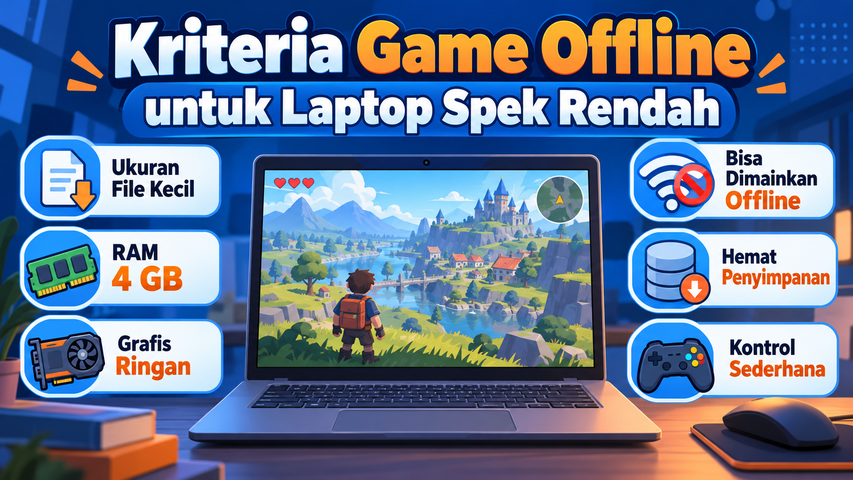 Kriteria Game Offline untuk Laptop Spek Rendah - game