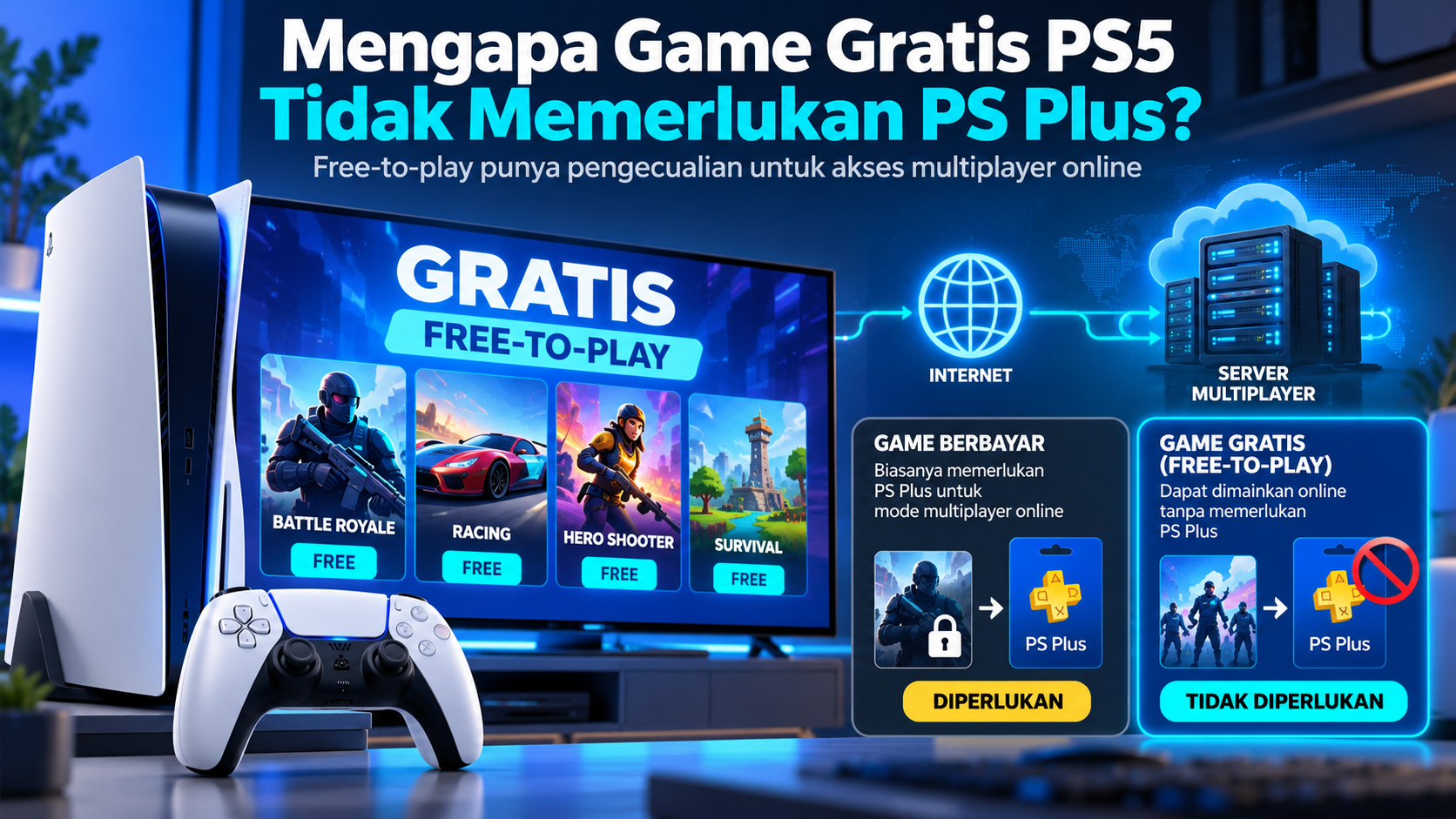 Mengapa Game Gratis PS5 Tidak Memerlukan PS Plus? - ps5
