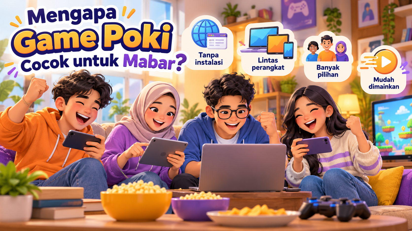 Mengapa Game Poki Cocok untuk Mabar? - poki