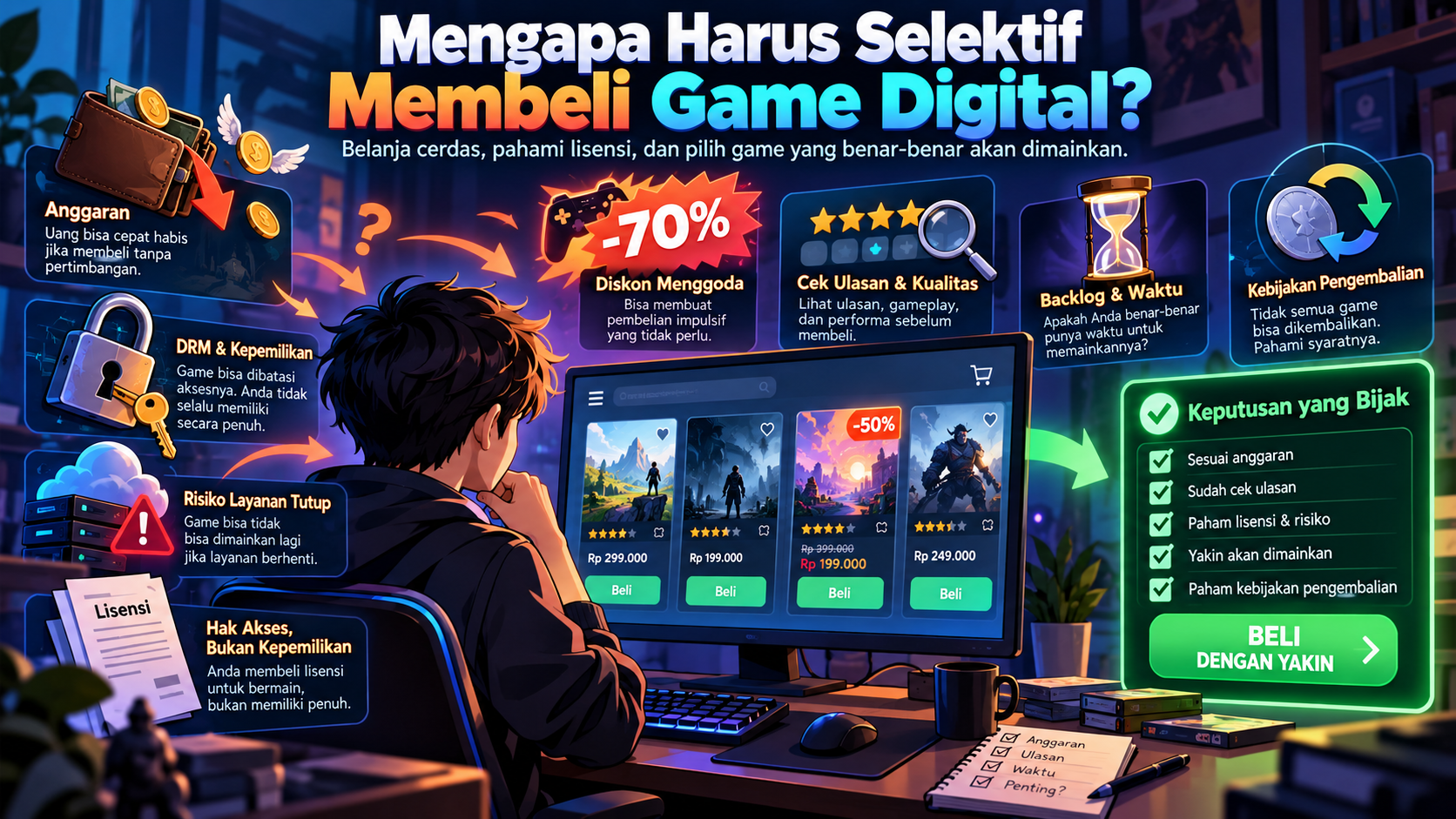 Mengapa Harus Selektif Membeli Game Digital? - gameshop