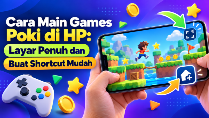 Cara Main Games Poki di HP: Layar Penuh dan Buat Shortcut Mudah